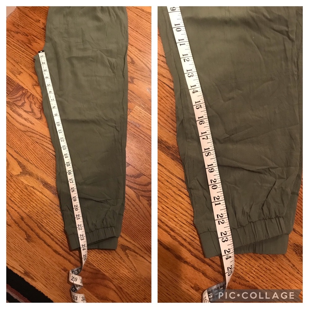 Madewell Army Green Pull On Jogger Pants - Picture 9 of 9